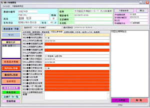 院内がん登録ソフトLight版 システム画面